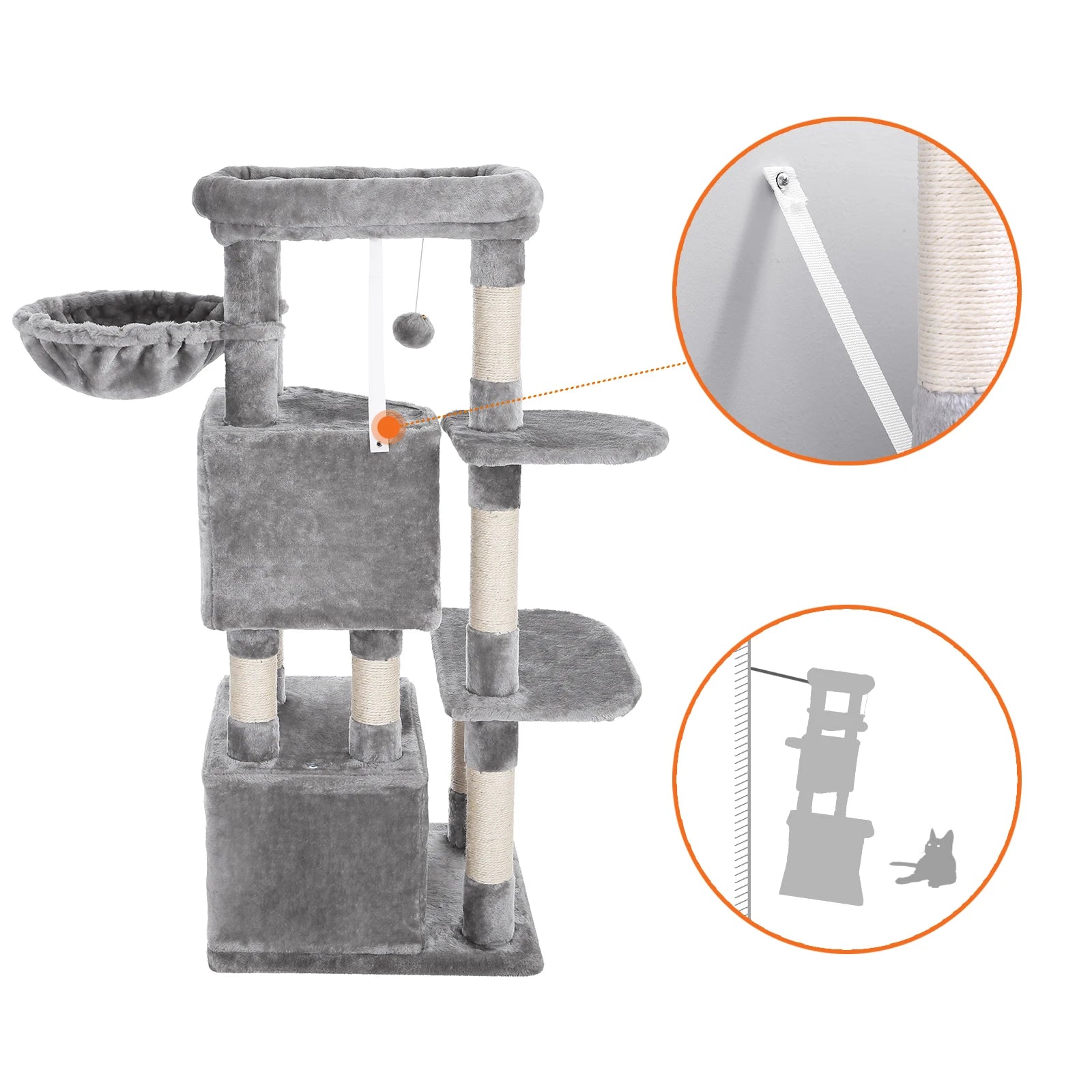 FEANDREA - Moderne Kattenkrabpaal