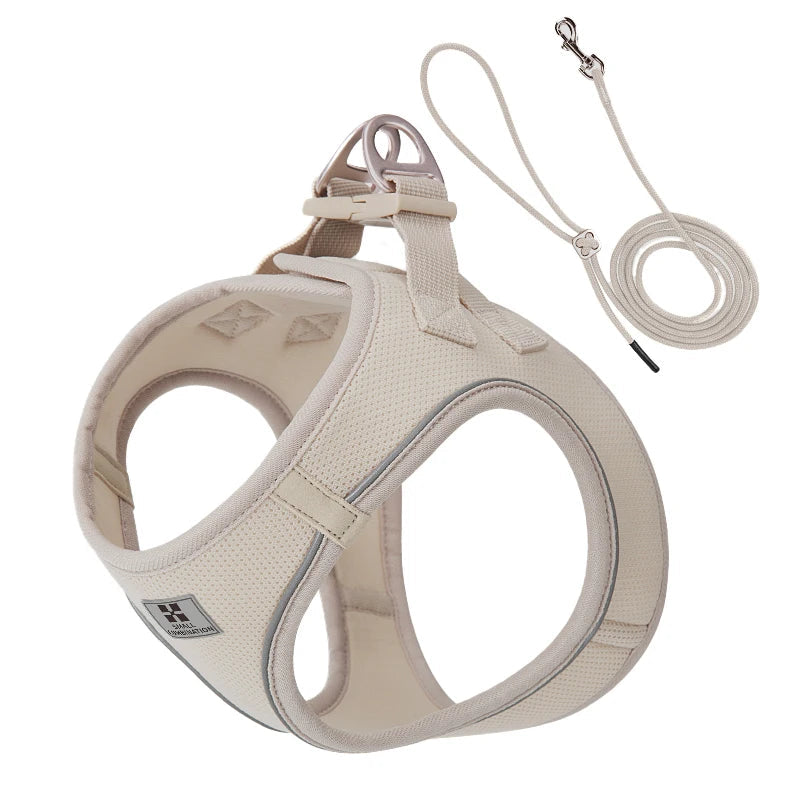 Small Combination - Reflecterende Set met Hondentuigje en Handsfree Riem