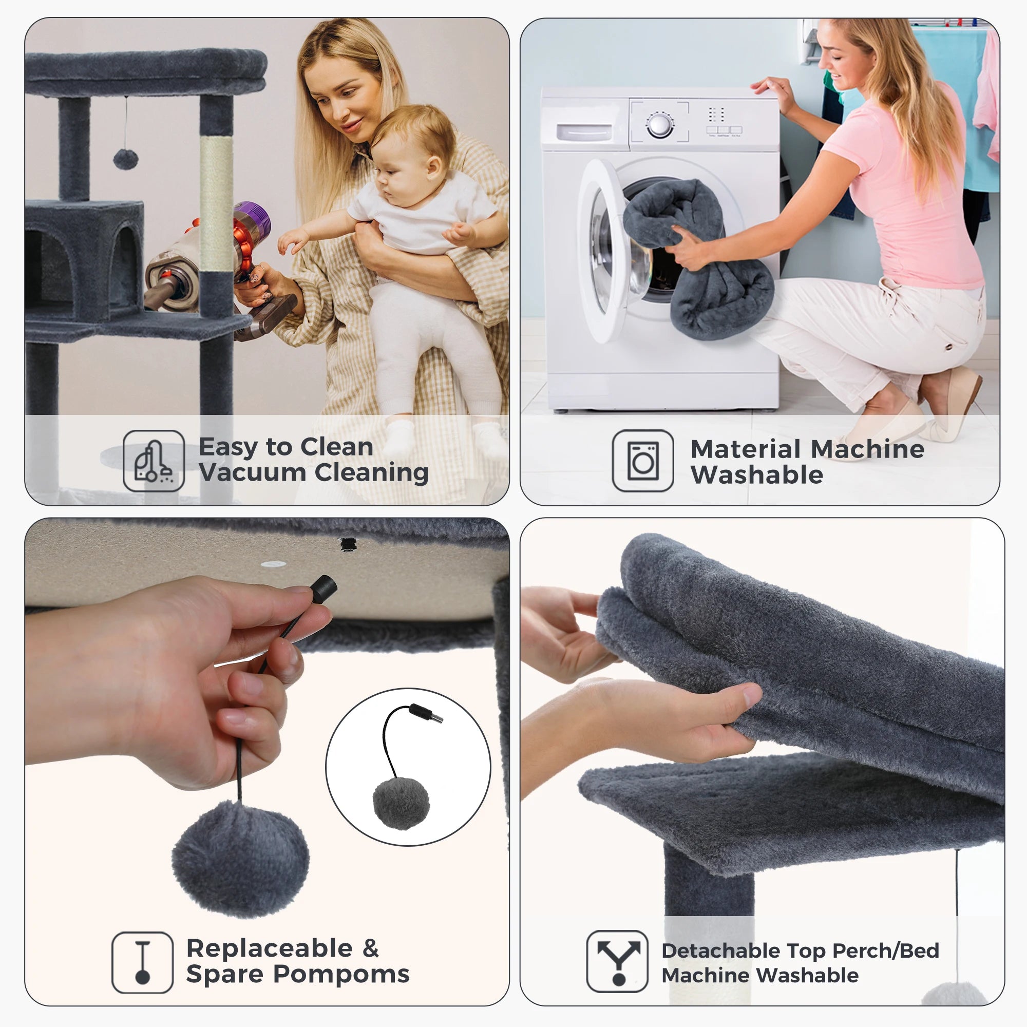 Pawz Road - Luxe Krabpaal met Hangmat, Kattenhuis & Uitkijkplateau