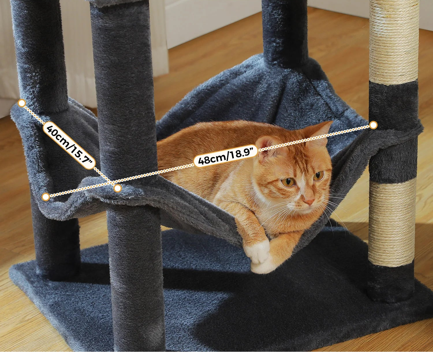 6-Laagse Krabpaal – 140 cm Hoog