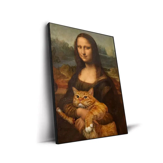 Canvasposter - Mona Lisa Kitty