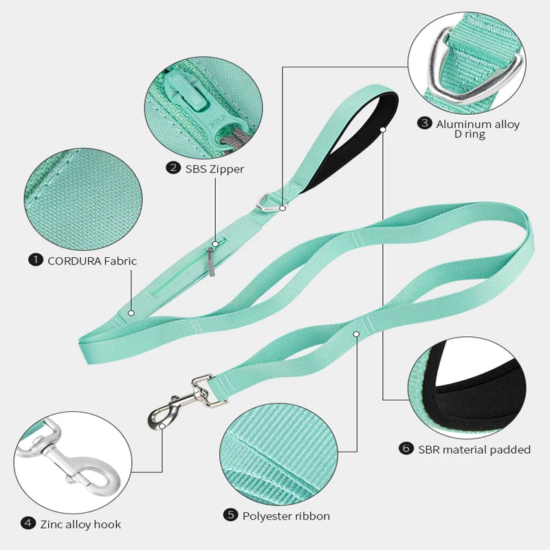 Small Combination - Kleurrijke Hondenriem