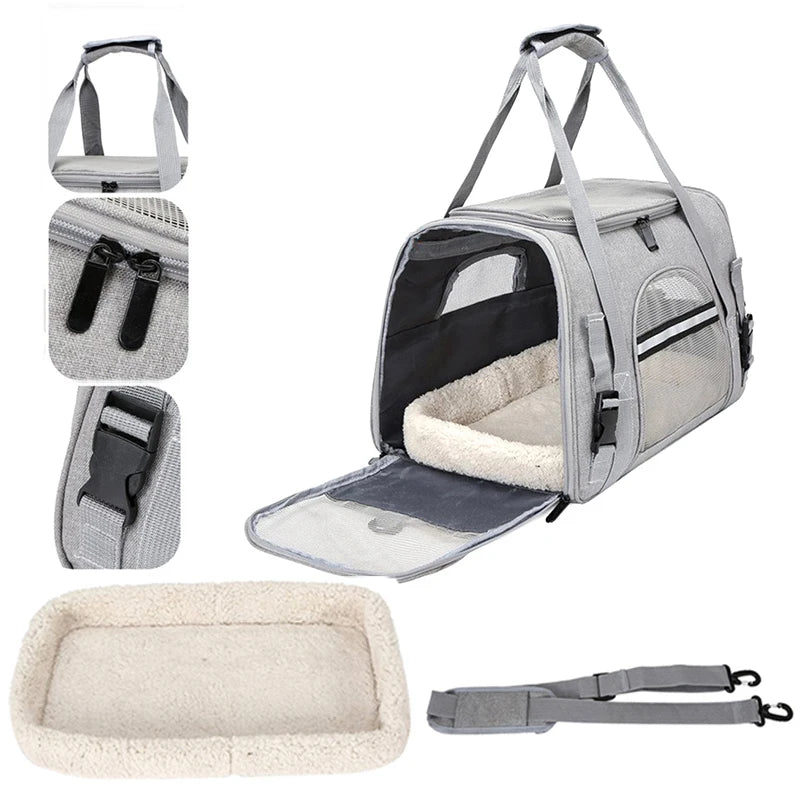 Uniforme Draagtas voor Honden & Katten - Inclusief Comfortabel Mandje