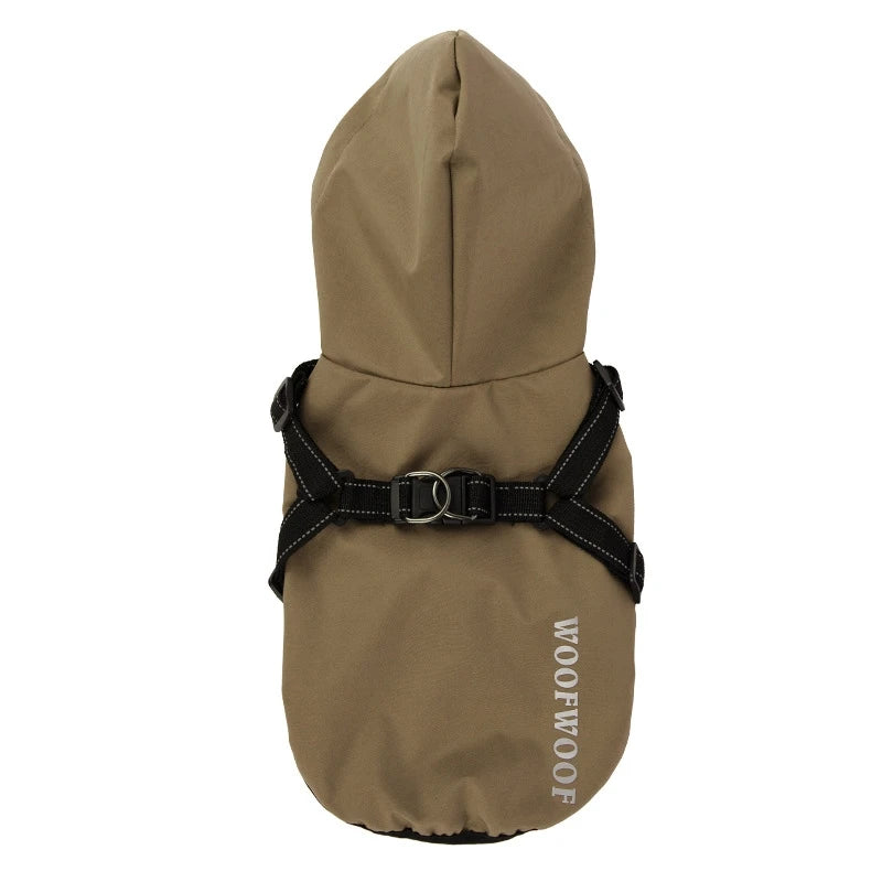 WOOFWOOF – 2-in-1 Regenjas & Hondentuigje