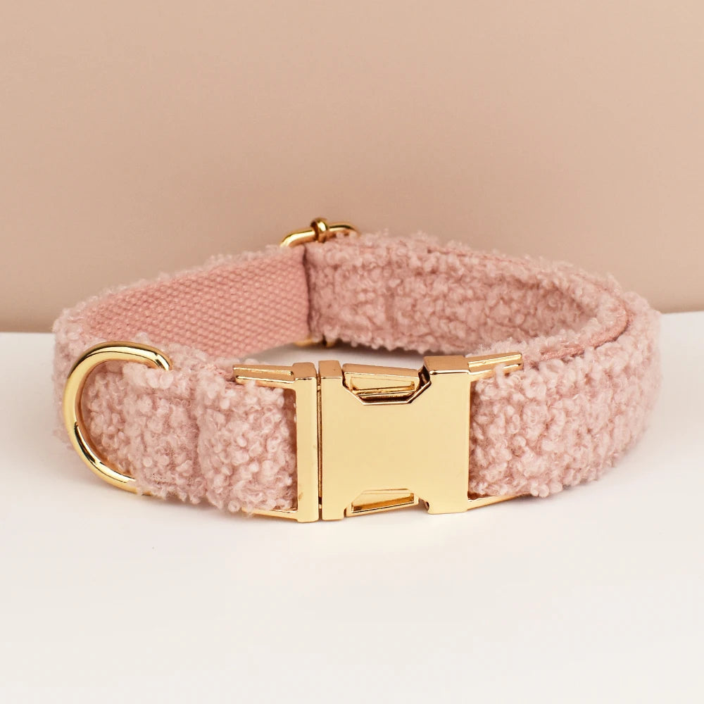 Teddy Ready - 3-Delige Set met Halsband, Riem en Strik - Roze
