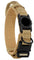 Beige Tactical Hondenhalsband met AirTag Houder