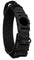 Zwarte Tactical Hondenhalsband met AirTag Houder