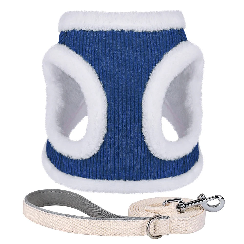 Winters Instaptuigje met Riem (Set) voor Kleine Honden of Katten - Teddy