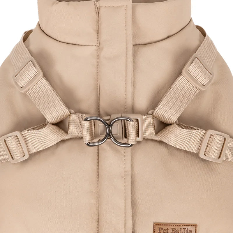 Warme Hondenjas met Geïntegreerd Tuigje