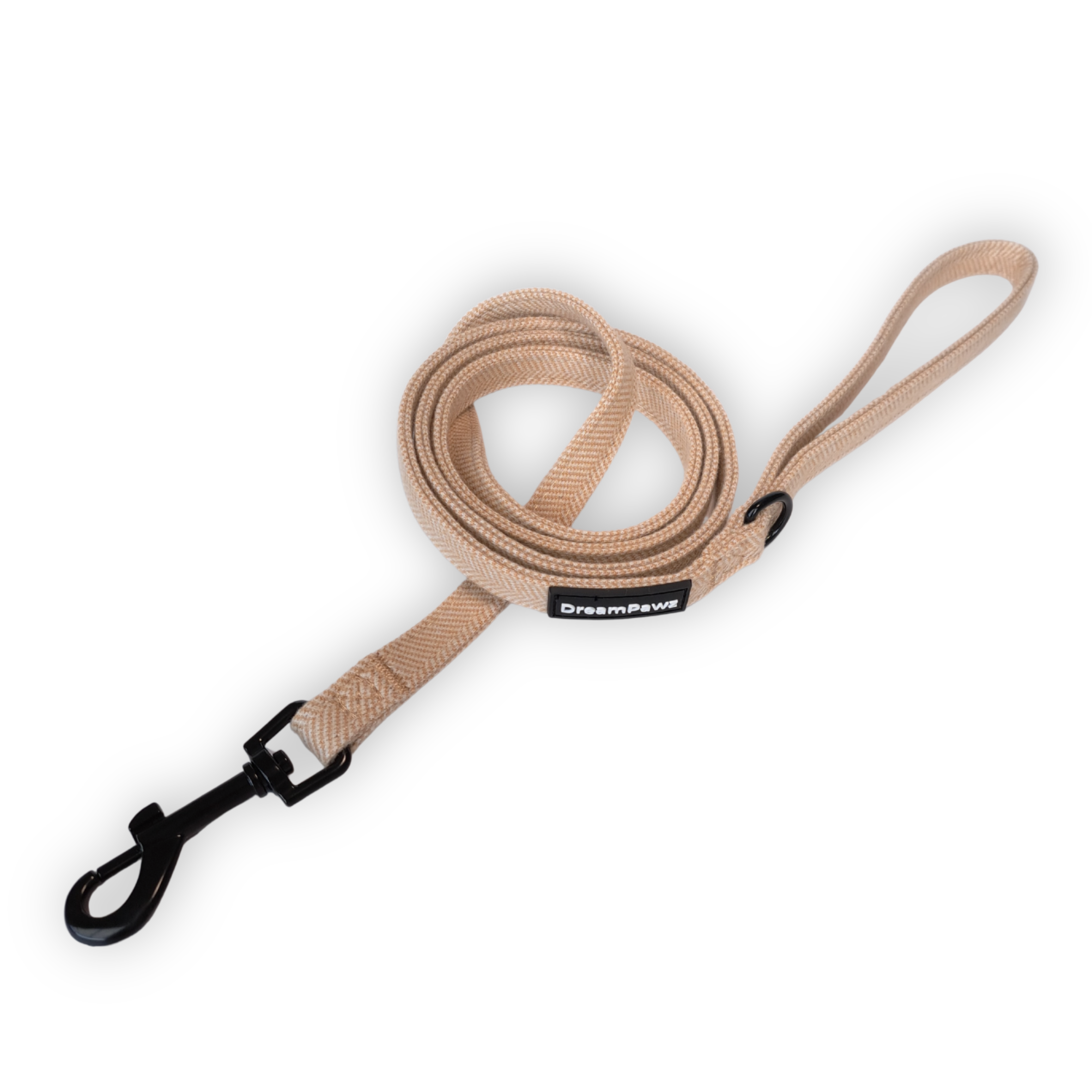 DreamPawz - 3-Delige Set van Halsband met Strik & Leiband - Visgraat