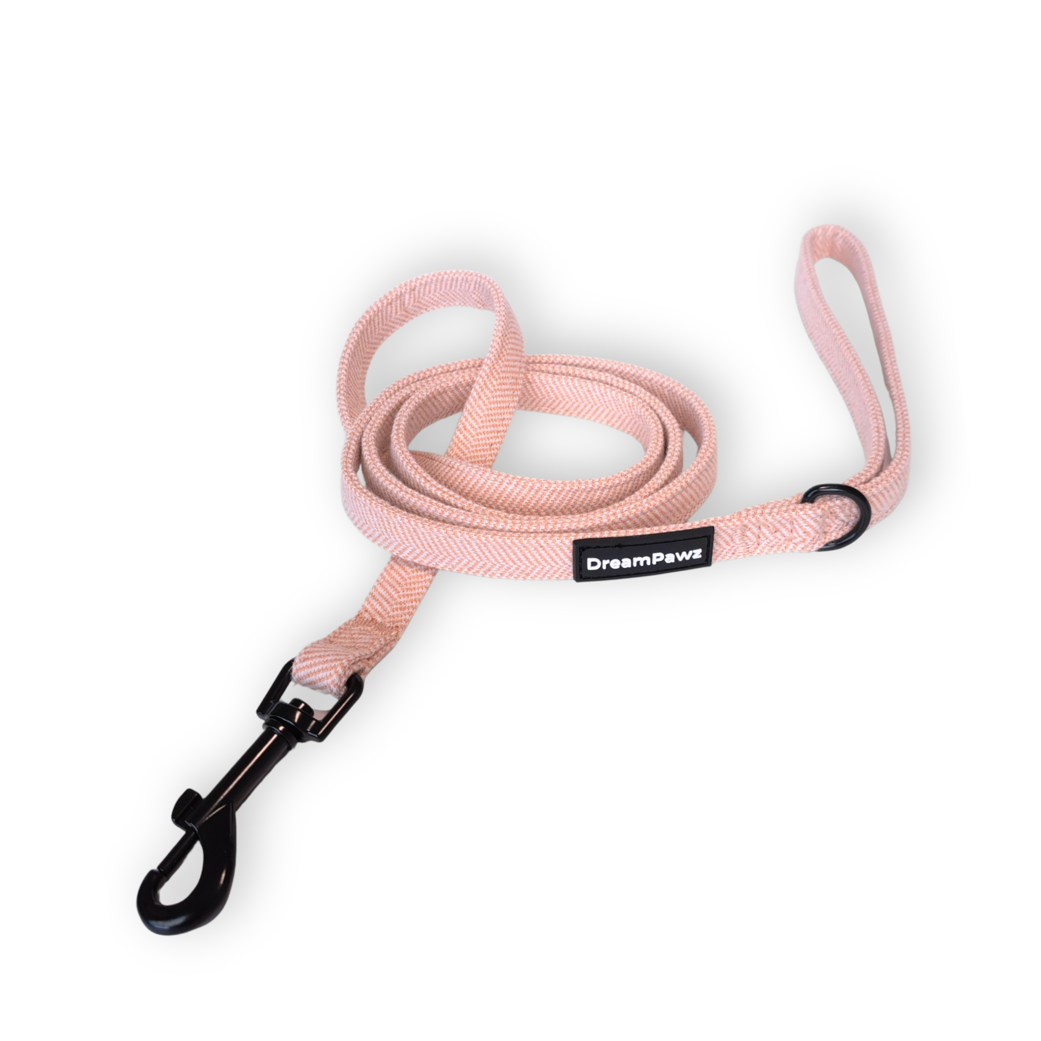 DreamPawz - 3-Delige Set van Halsband met Strik & Leiband - Visgraat