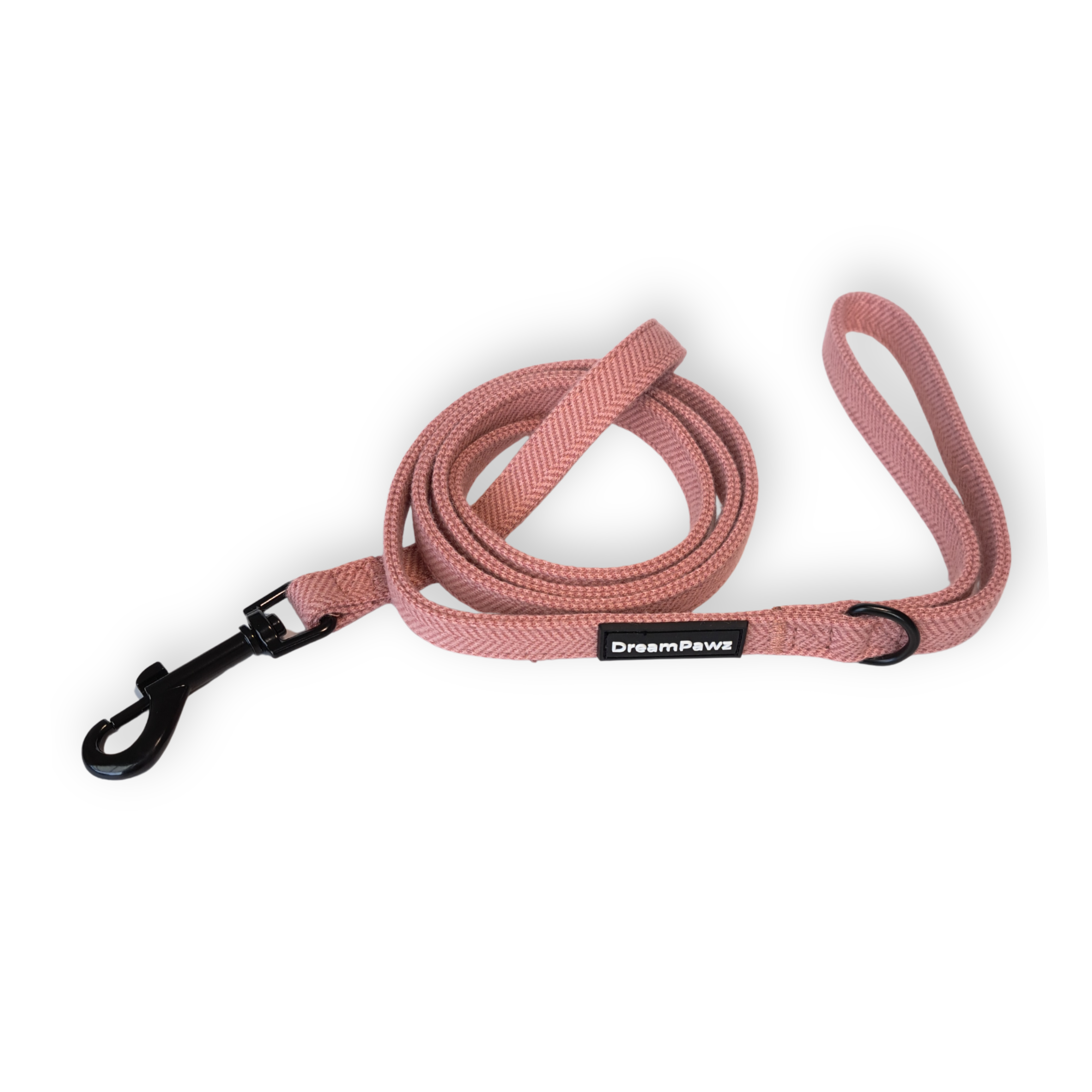 DreamPawz - 3-Delige Set van Halsband met Strik & Leiband - Visgraat