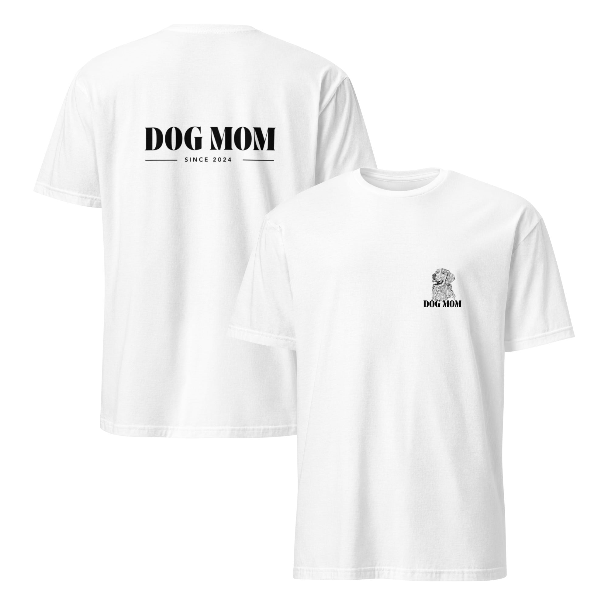 "Dog Mom" T-Shirt - Personaliseerbaar
