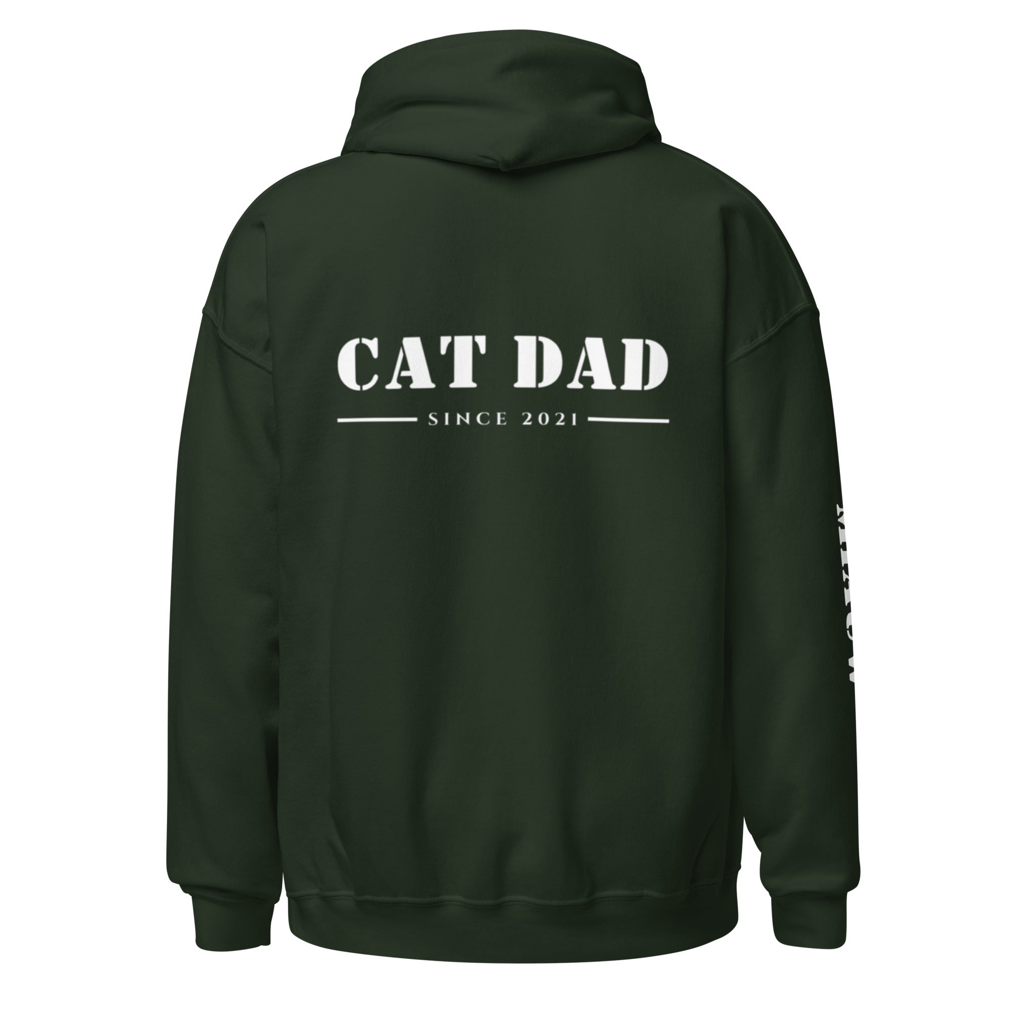 "Cat Dad" Hoodie - Personaliseerbare Trui