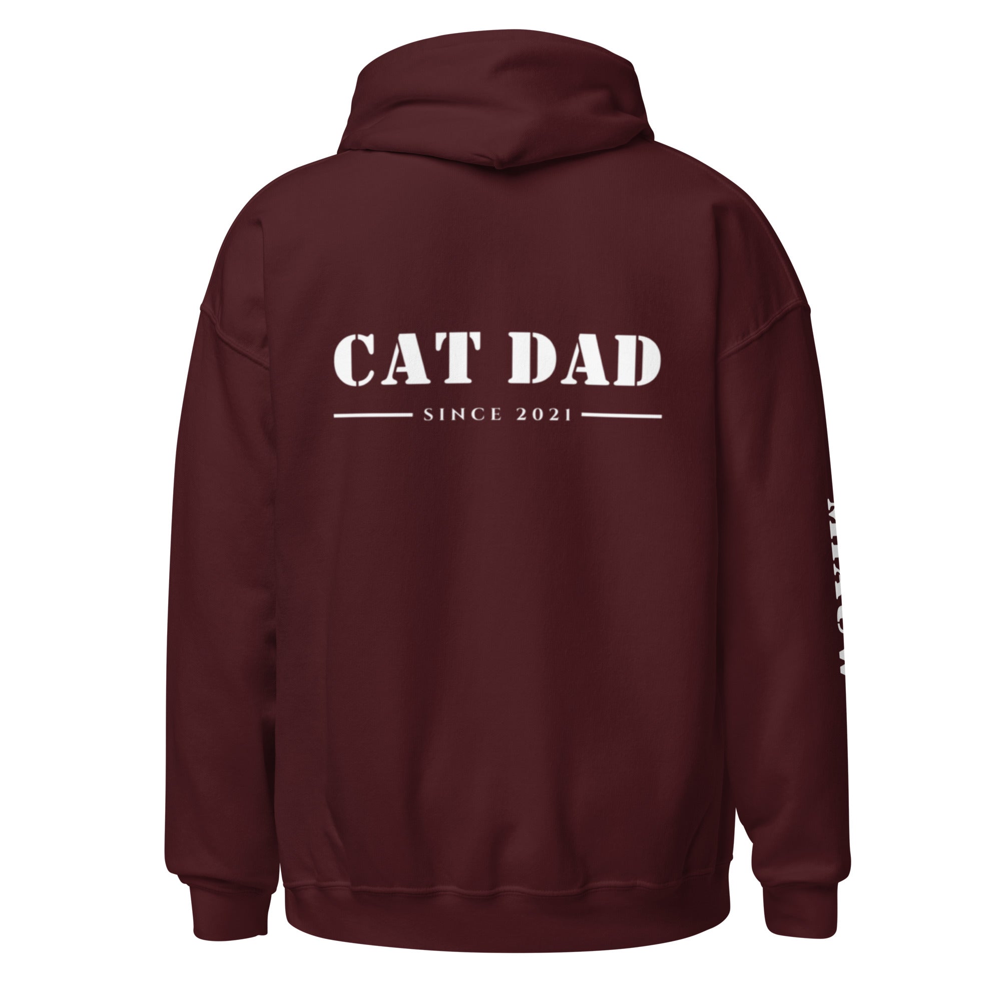 "Cat Dad" Hoodie - Personaliseerbare Trui