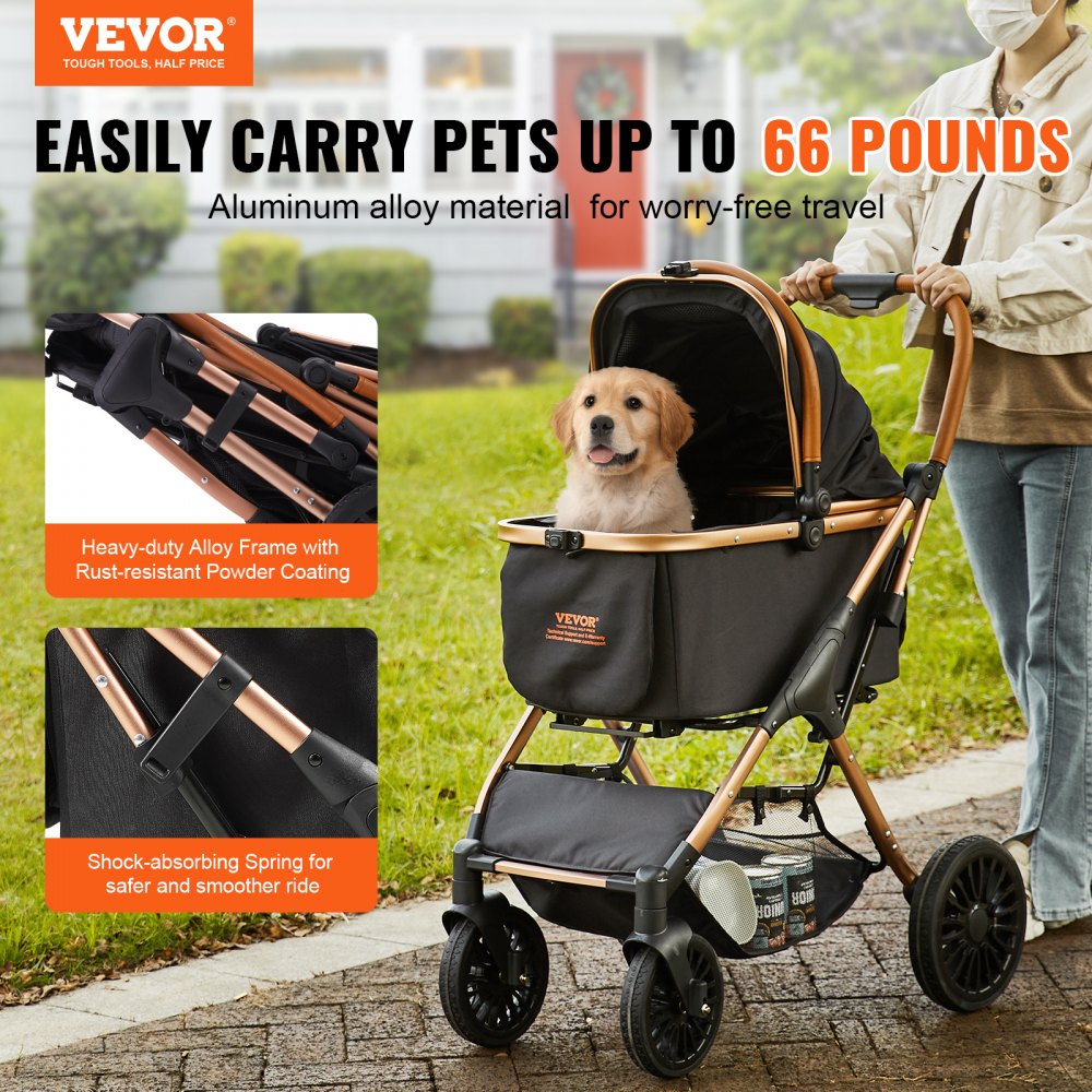 VEVOR - Hondwagen - Opvouwbaar - Max 30kg